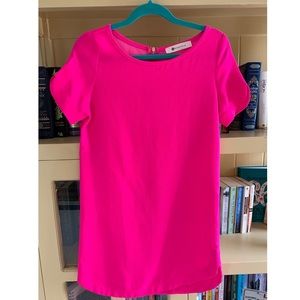 Hot pink cocktail dress